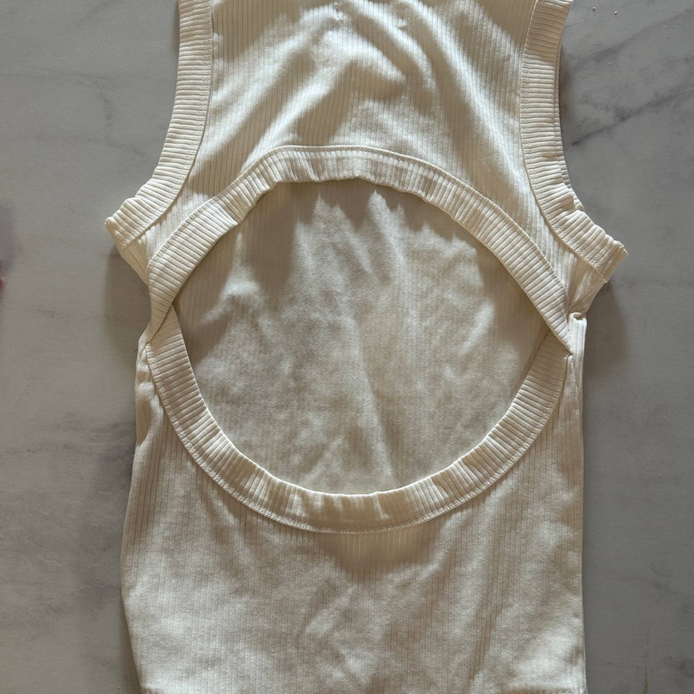 Madewell Ribbed Backless Bodysuit - Picture 4 of 4